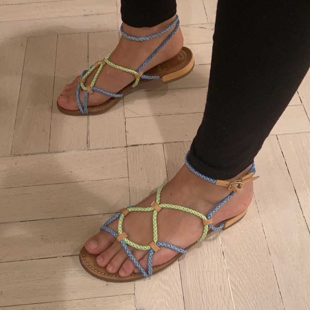 Stuart Weitzman Rope Sandals - Picture 2 of 8